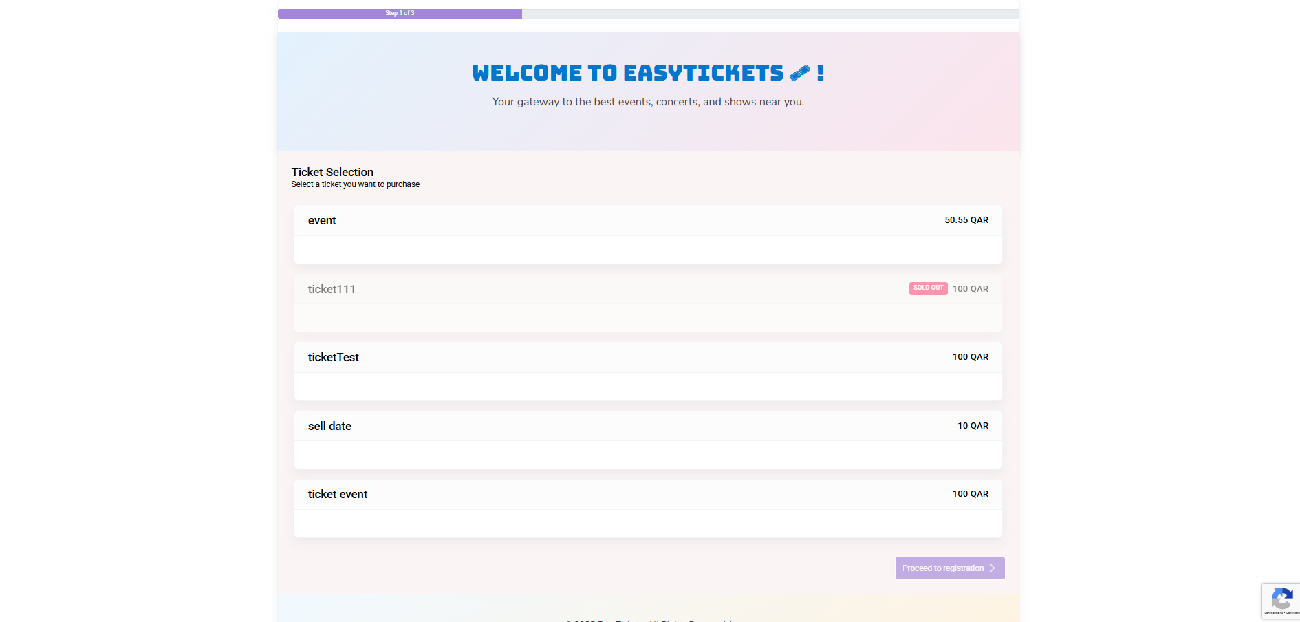 Public Tickets Single